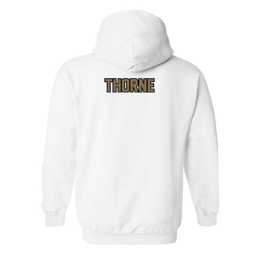 Bryant - NCAA Men's Track & Field : Aidan Thorne - Classic Shersey Hooded Sweatshirt-1