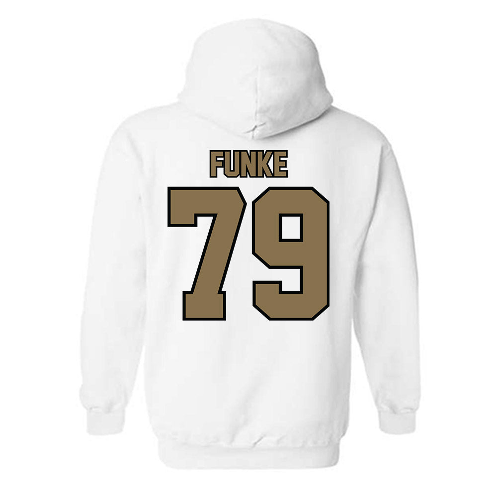 Bryant - NCAA Football : Jack Funke - Classic Shersey Hooded Sweatshirt-1