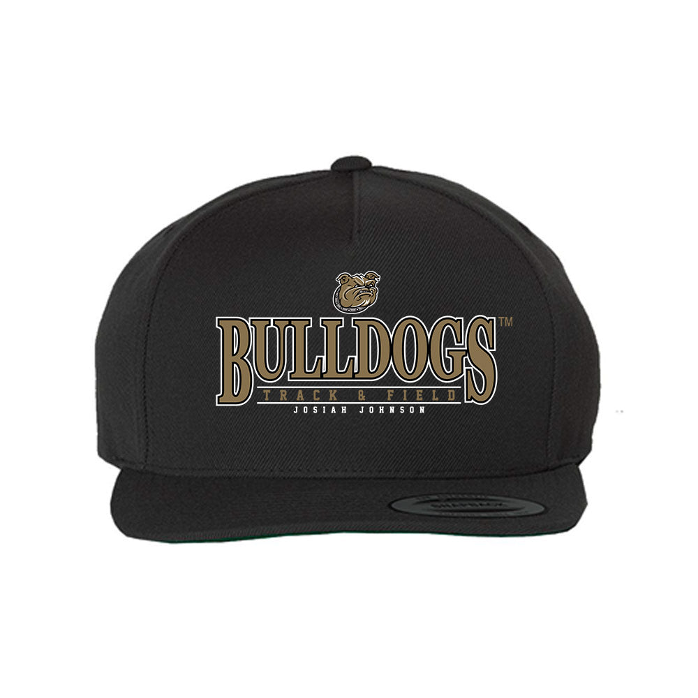 Bryant - NCAA Men's Track & Field : Josiah Johnson - Snapback Hat-0