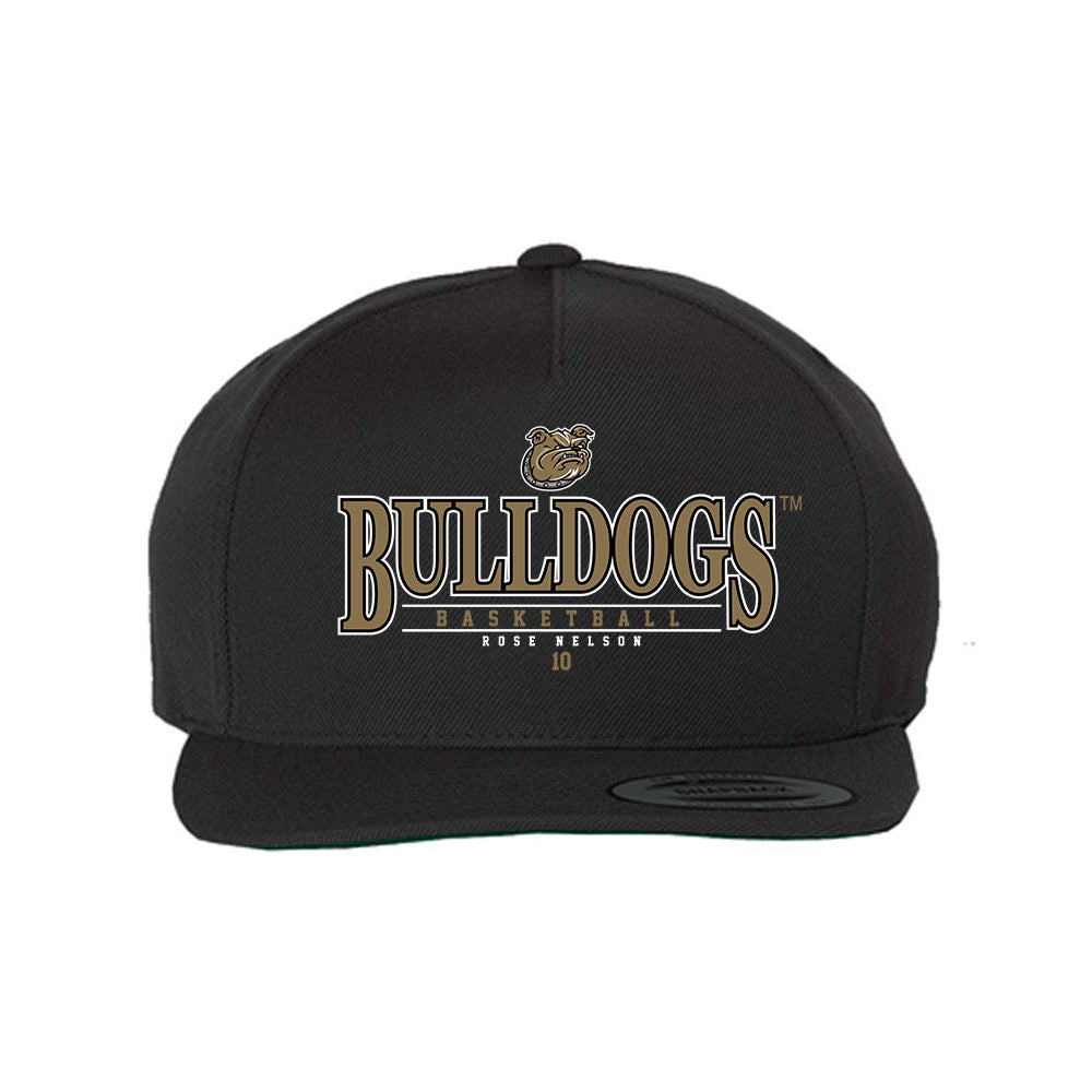 Bryant - NCAA Women's Basketball : Rose Nelson - Snapback Hat-0