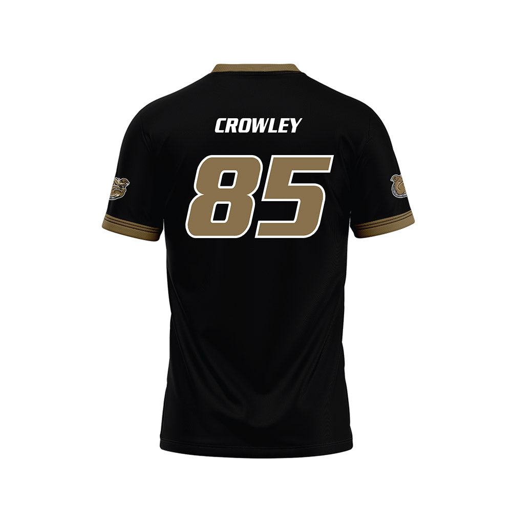 Bryant - NCAA Football : Brady Crowley - Black Football Jersey-1