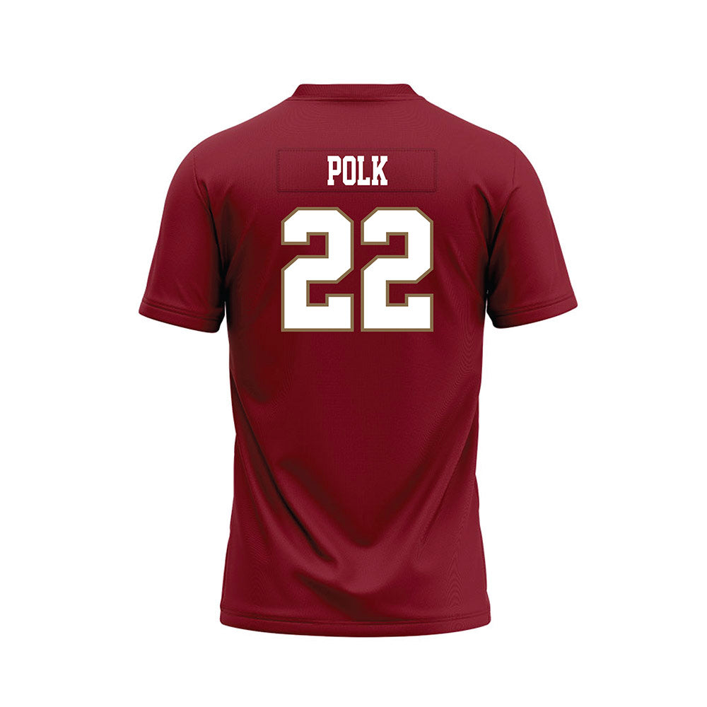 Lafayette College - NCAA Football : Jeremiah Polk - Red Premium Football Jersey-1
