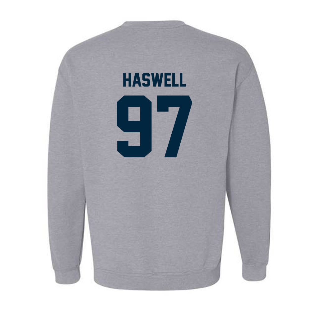 Wyoming - NCAA Football : Alexander Haswell - Classic Fashion Shersey Crewneck Sweatshirt-1