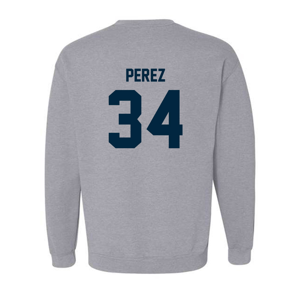 Wyoming - NCAA Football : Steven Perez - Classic Fashion Shersey Crewneck Sweatshirt-1
