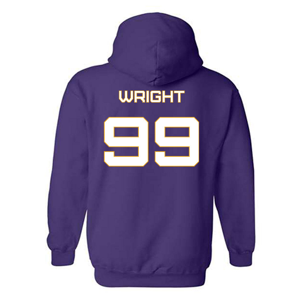 Albany - NCAA Football : Kion Wright - Classic Shersey Hooded Sweatshirt-1