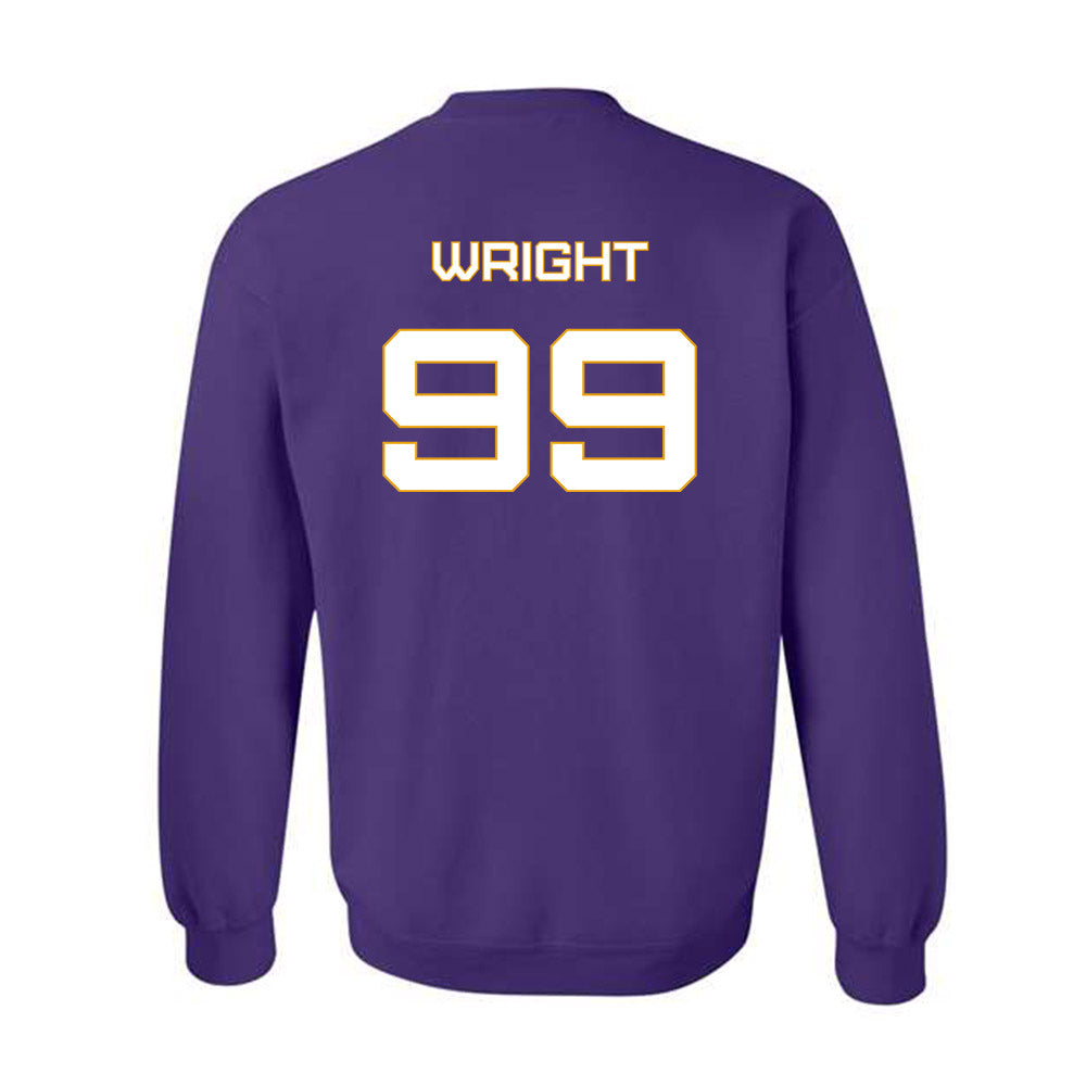 Albany - NCAA Football : Kion Wright - Classic Shersey Crewneck Sweatshirt-1