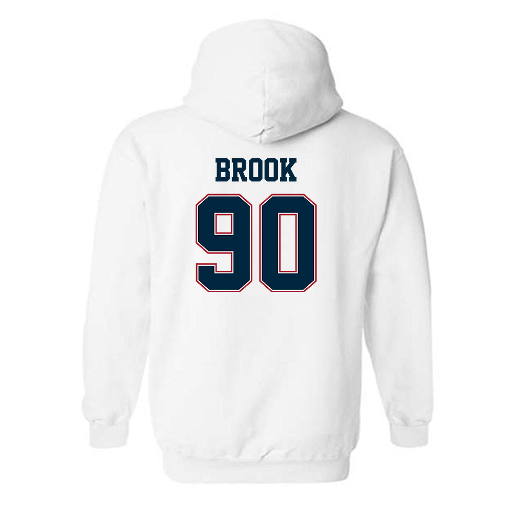 Wyoming - NCAA Football : Cade Brook - Classic Fashion Shersey Hooded Sweatshirt-1
