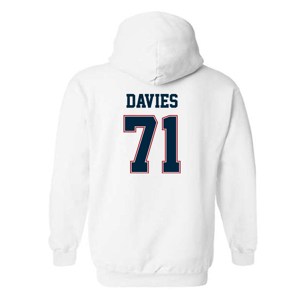 Wyoming - NCAA Football : Jake Davies - Classic Fashion Shersey Hooded Sweatshirt