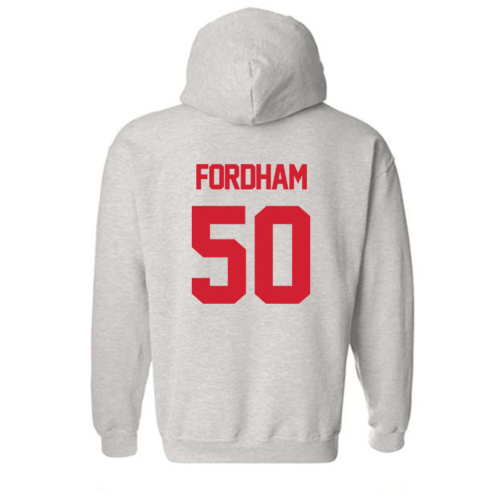 Louisiana - NCAA Football : Cooper Fordham - Sports Shersey Hooded Sweatshirt-1