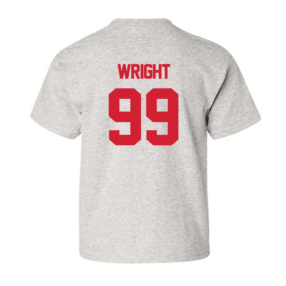 Louisiana - NCAA Football : Ashton Wright - Sports Shersey Youth T-Shirt-1