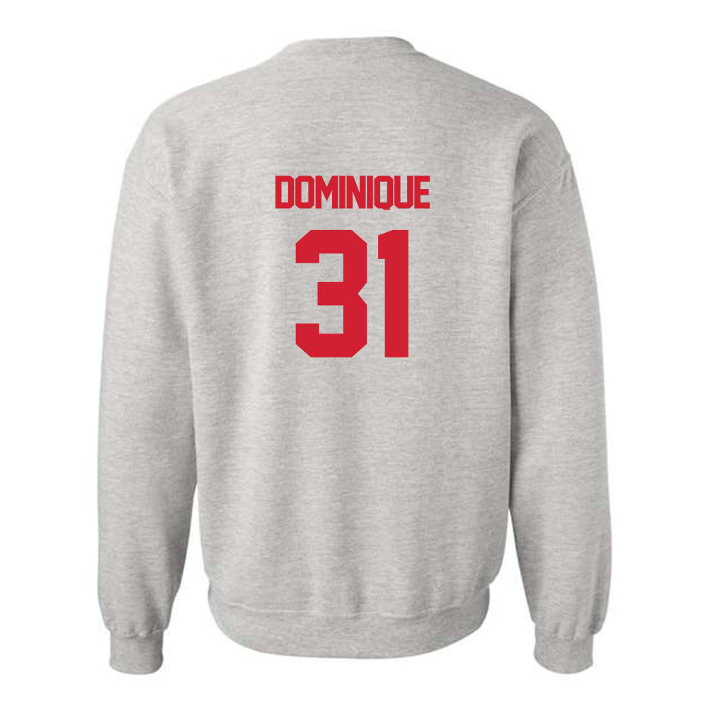 Louisiana - NCAA Football : Ty Dominique - Sports Shersey Crewneck Sweatshirt-1