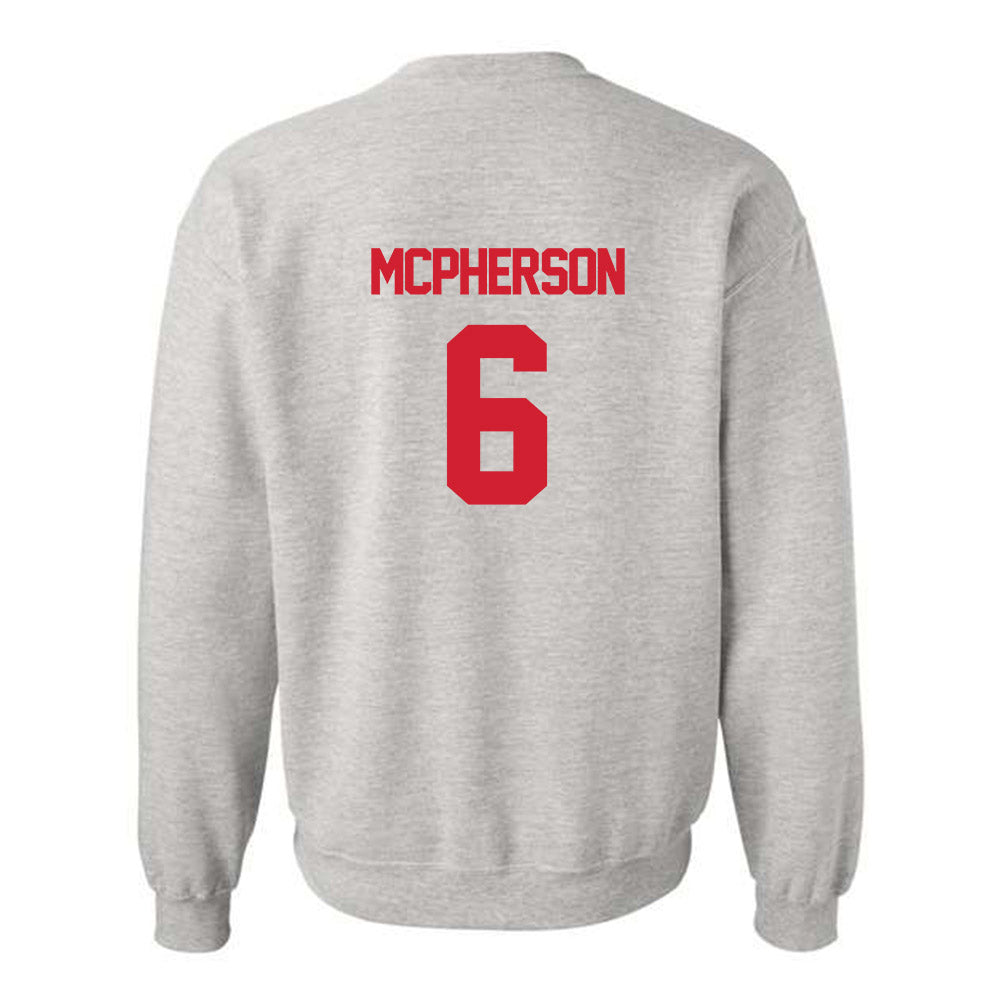 Louisiana - NCAA Football : conor Mcpherson - Sports Shersey Crewneck Sweatshirt-1
