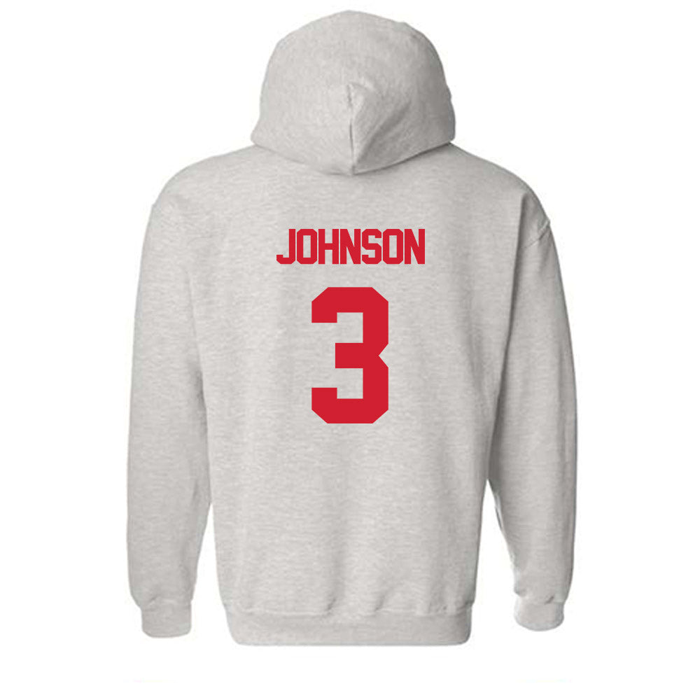 Louisiana - NCAA Football : Micah Johnson - Sports Shersey Hooded Sweatshirt-1