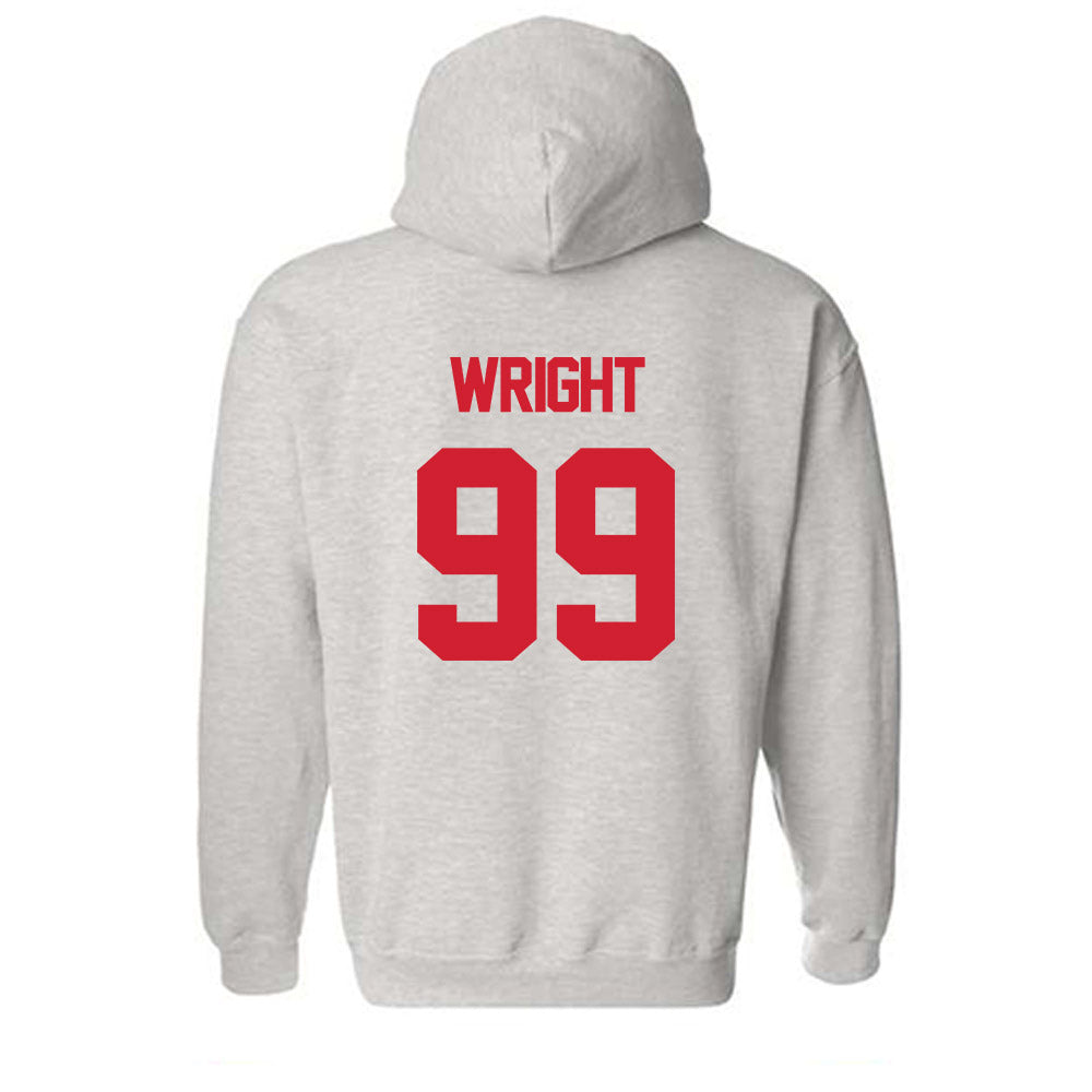 Louisiana - NCAA Football : Ashton Wright - Sports Shersey Hooded Sweatshirt-1