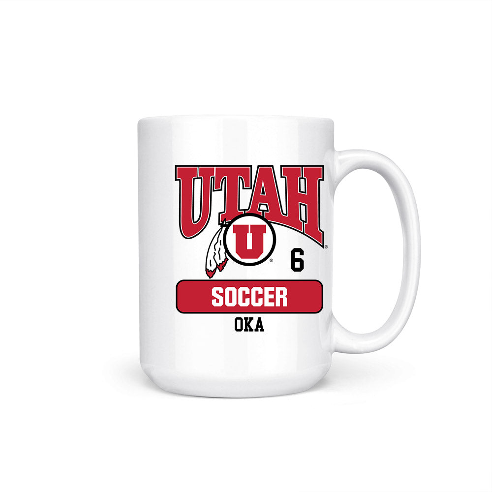 Utah - NCAA Women's Soccer : Julia Oka - Coffee Mug-0