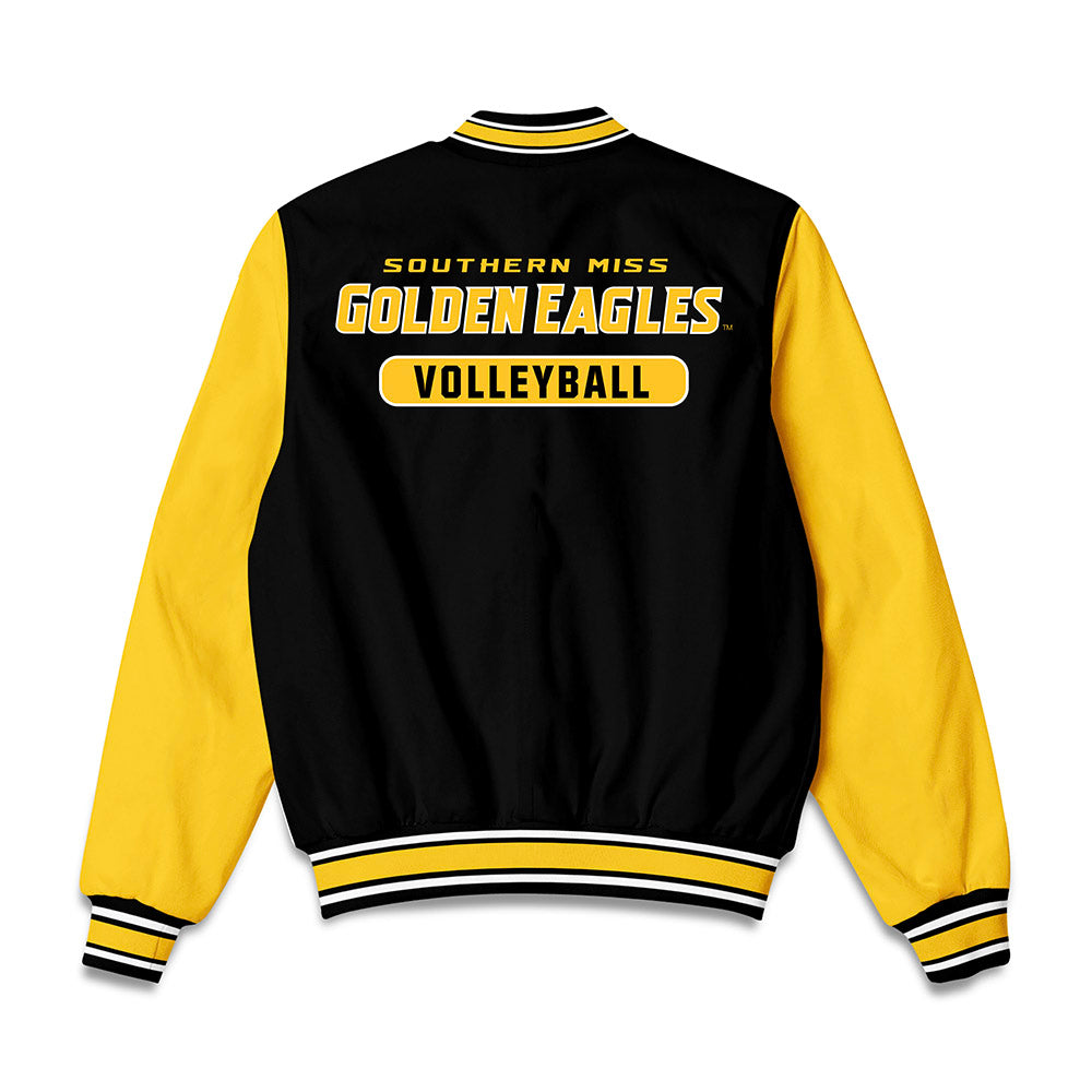 Southern Miss - NCAA Women's Volleyball : Diana Wells - Bomber Jacket-1