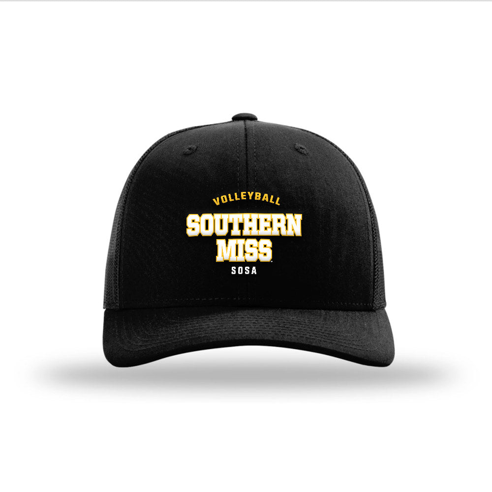 Southern Miss - NCAA Women's Volleyball : Sophie Sosa - Snapback Trucker Hat-0