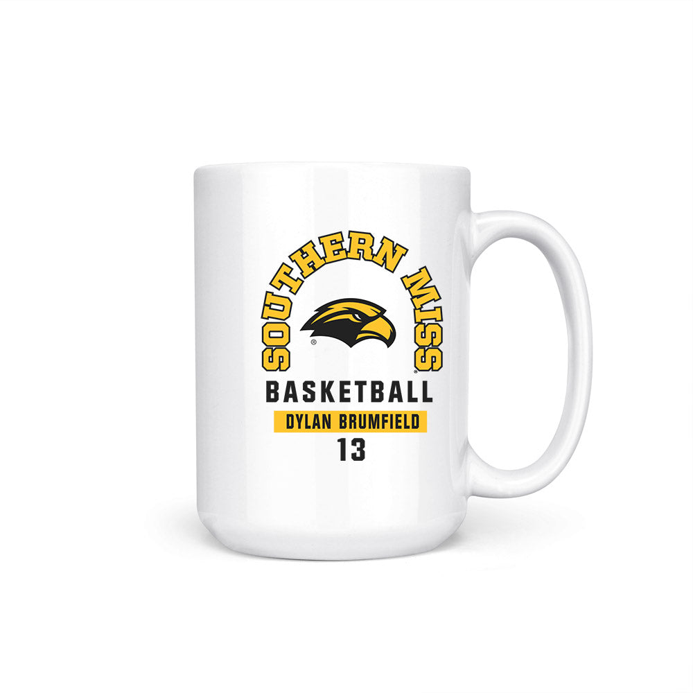 Southern Miss - NCAA Men's Basketball : Dylan Brumfield - Coffee Mug-0