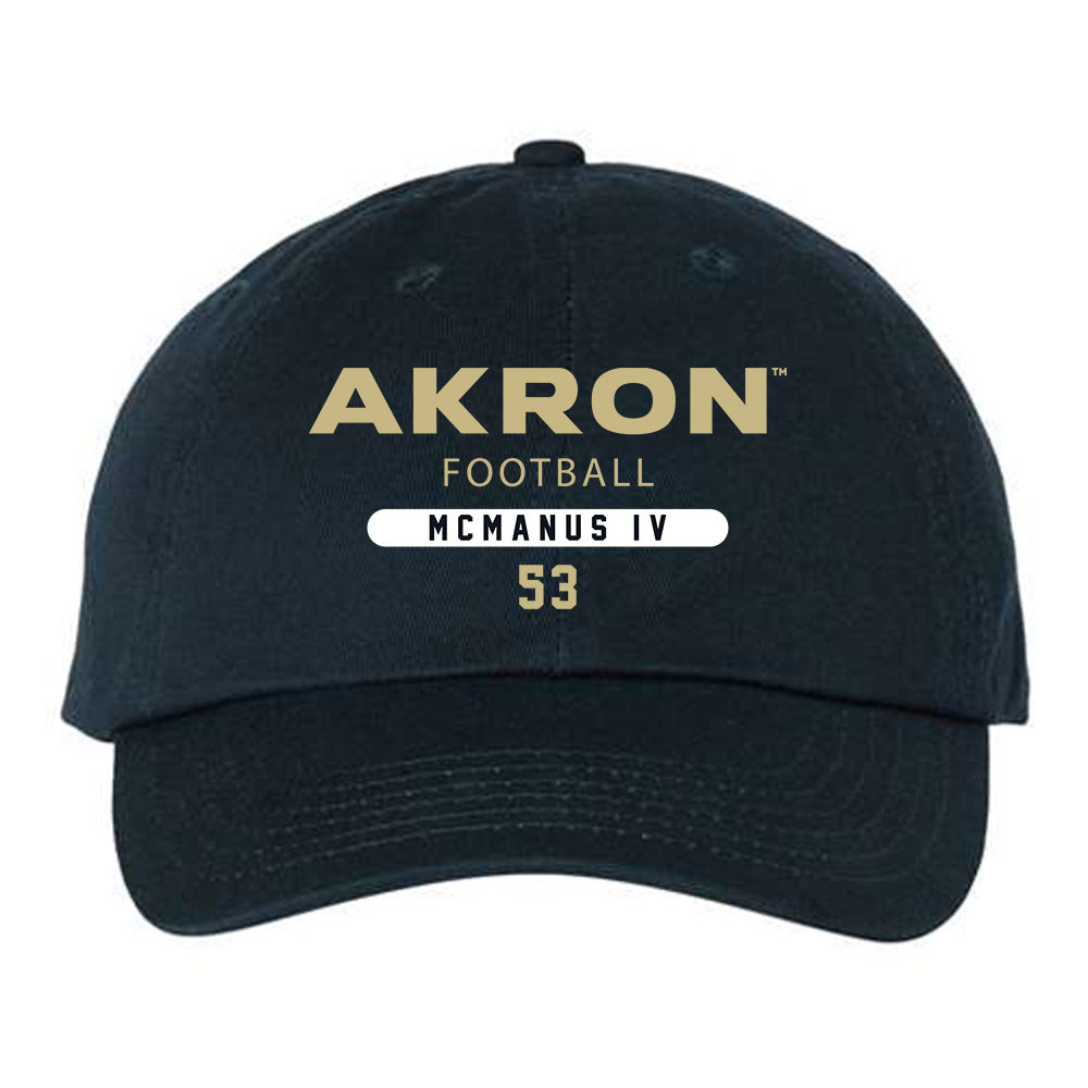 Akron - NCAA Football : Kenneth McManus IV - Dad Hat-0