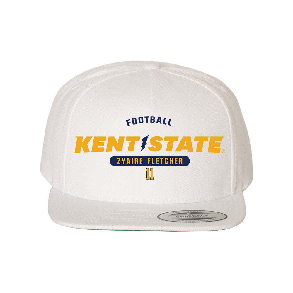 Kent State - NCAA Football : ZyAire Fletcher - Snapback Hat-0