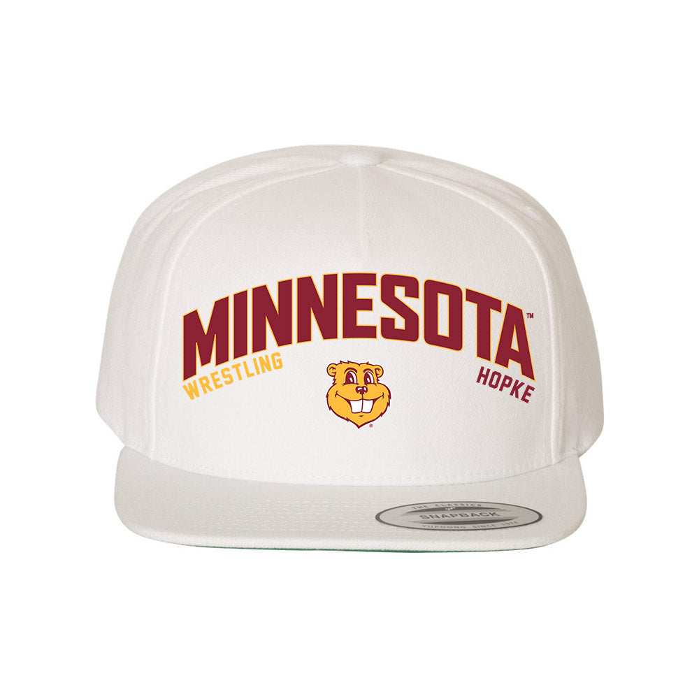Minnesota - NCAA Wrestling : Koy Hopke - Snapback Hat-0