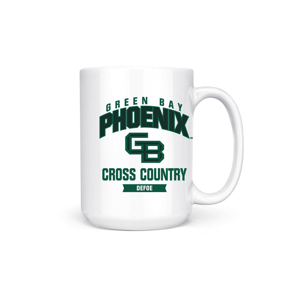 UW Green Bay - NCAA Men's Cross Country : Cree Defoe - Coffee Mug-0