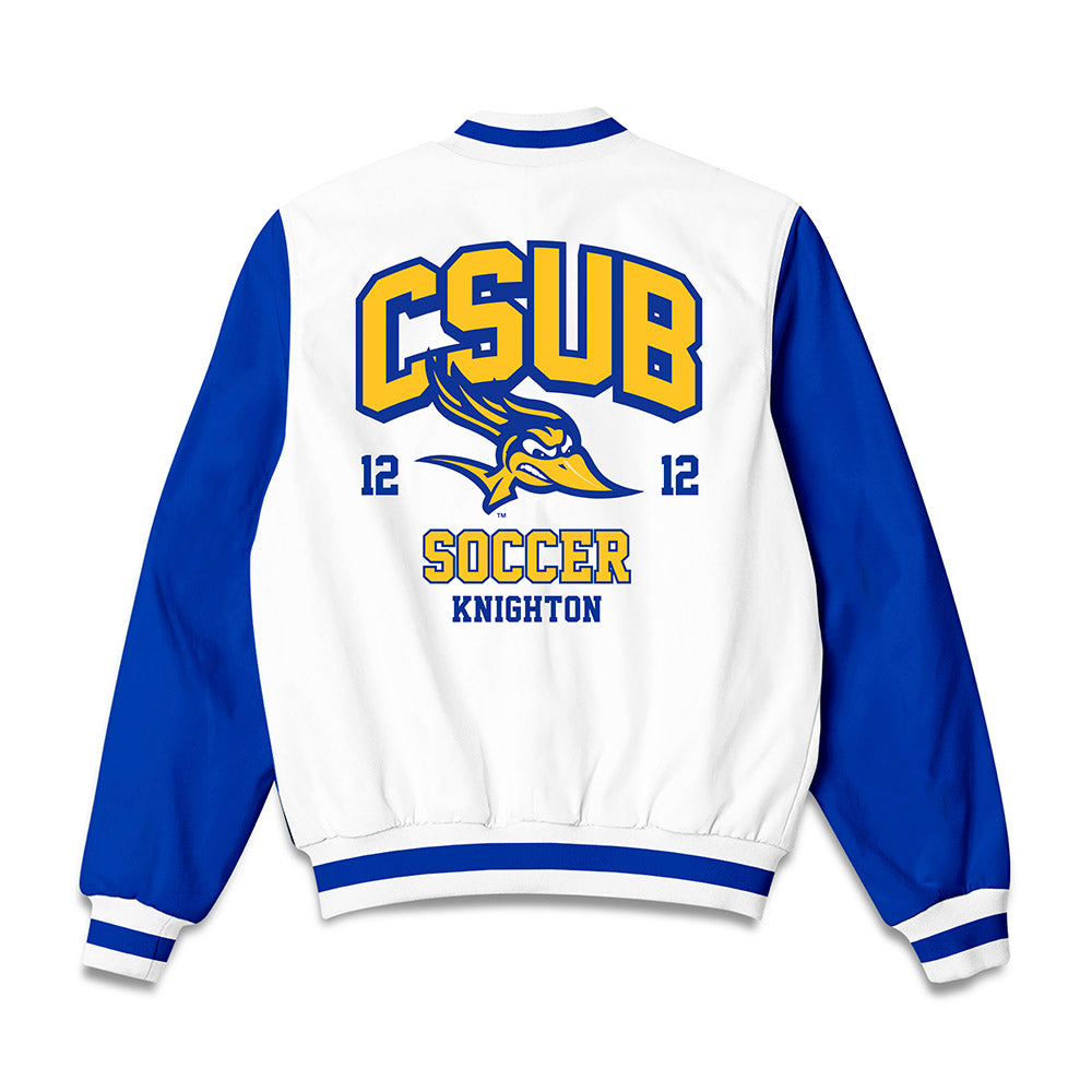 CSU Bakersfield - NCAA Men's Soccer : Justin Knighton - Bomber Jacket-1