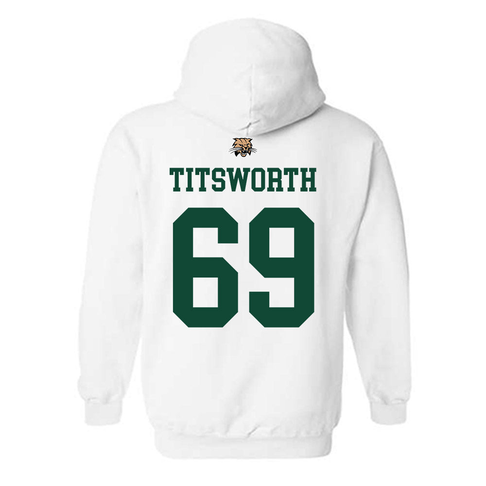Ohio - NCAA Football Legends : Parker Titsworth - Classic Shersey Hooded Sweatshirt-1