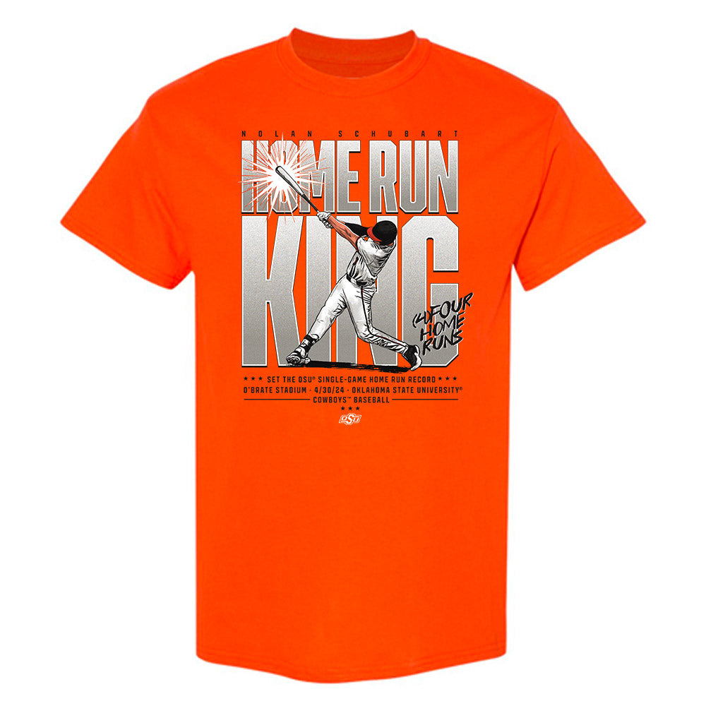Oklahoma State - NCAA Baseball : Nolan Schubart - T-Shirt Individual Caricature