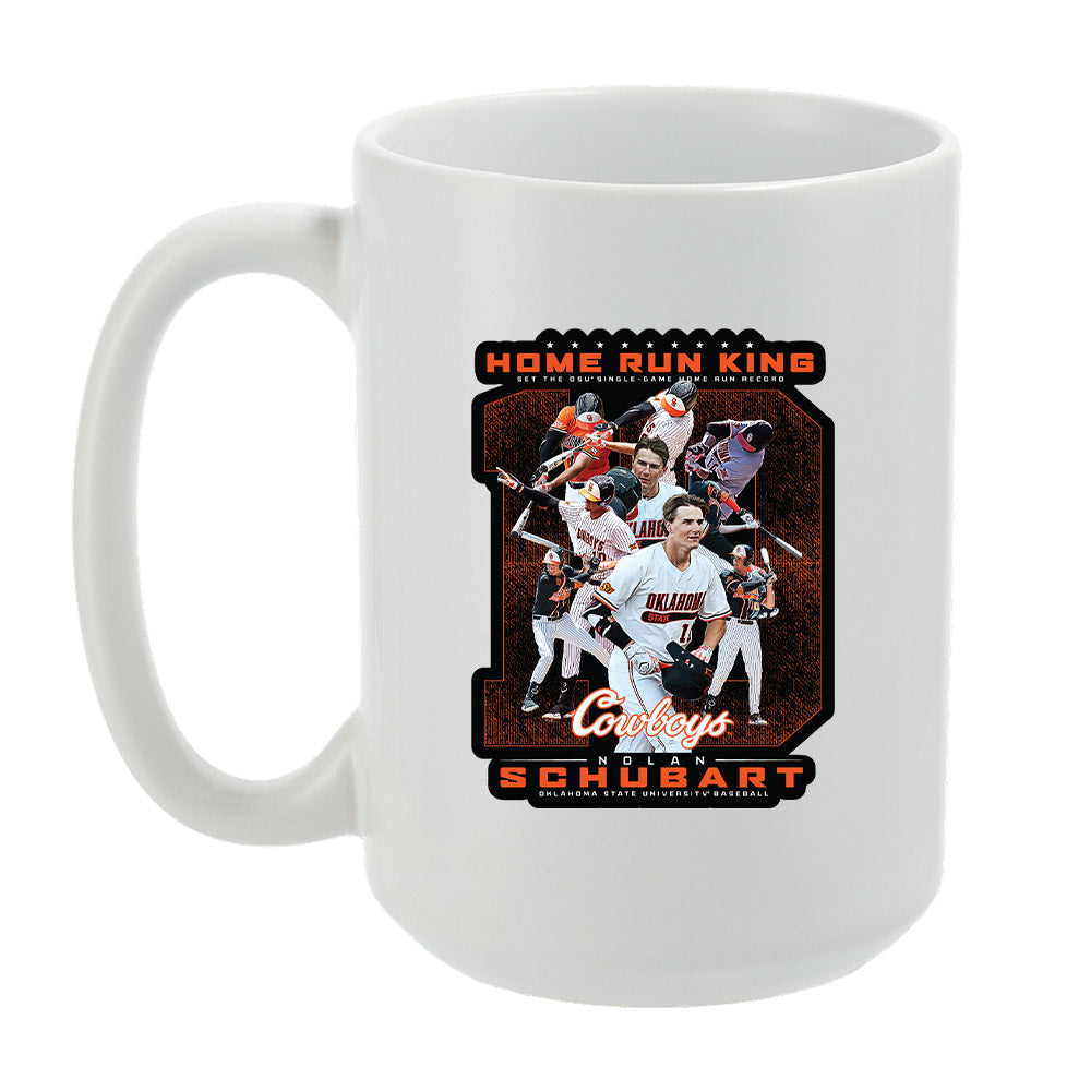 Oklahoma State - NCAA Baseball : Nolan Schubart - Coffee Mug Individual Caricature