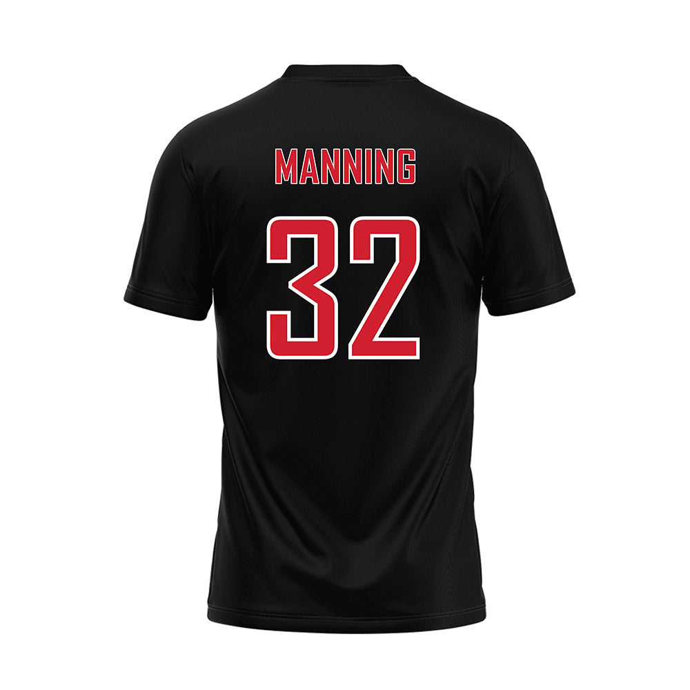 UNLV - NCAA Baseball : LJ Manning - Black Baseball Jersey-1