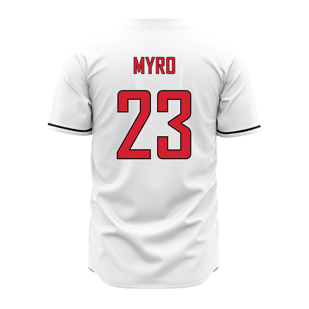 UNLV - NCAA Baseball : Gunnar Myro - White Jersey-1