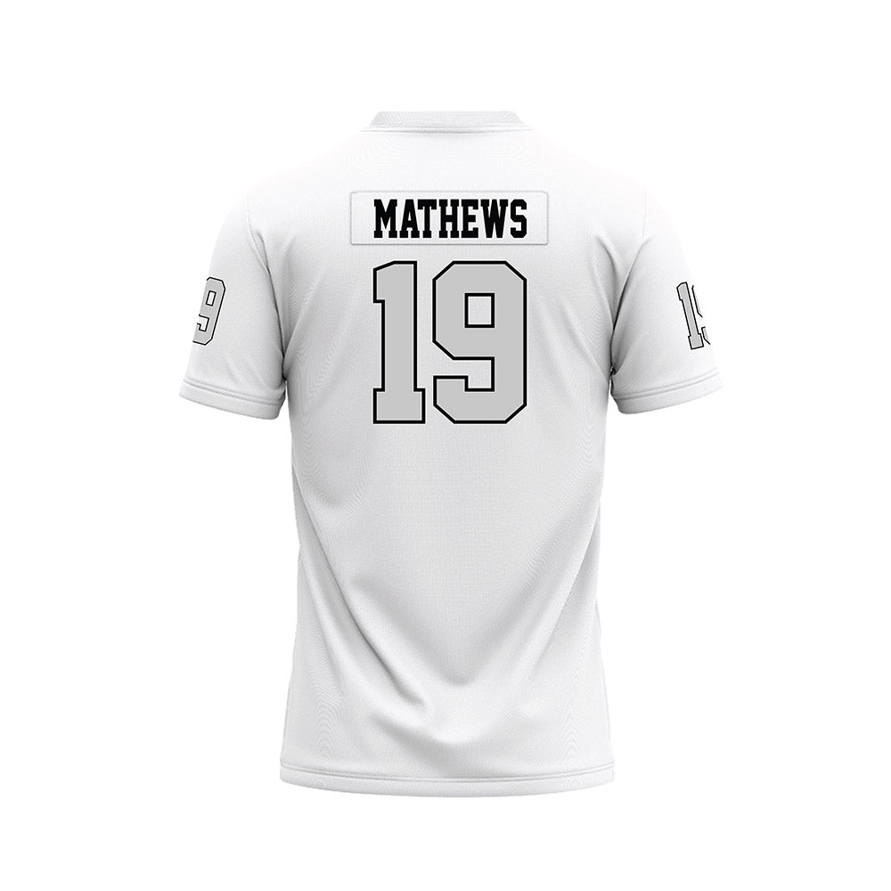 UNLV - NCAA Football : Tylen Mathews - White Football Jersey-1