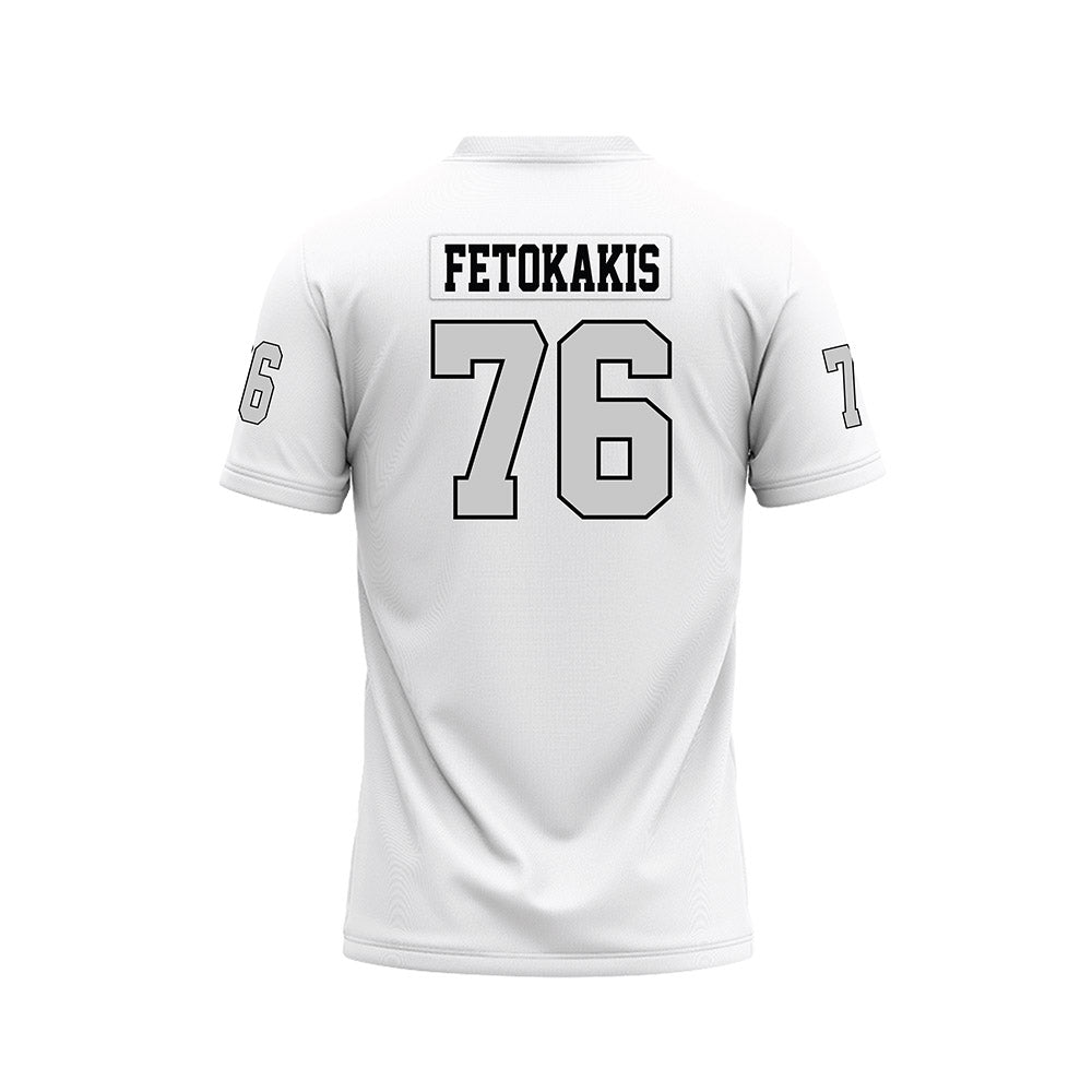 UNLV - NCAA Football : Chrysanthos Fetokakis - White Football Jersey-1