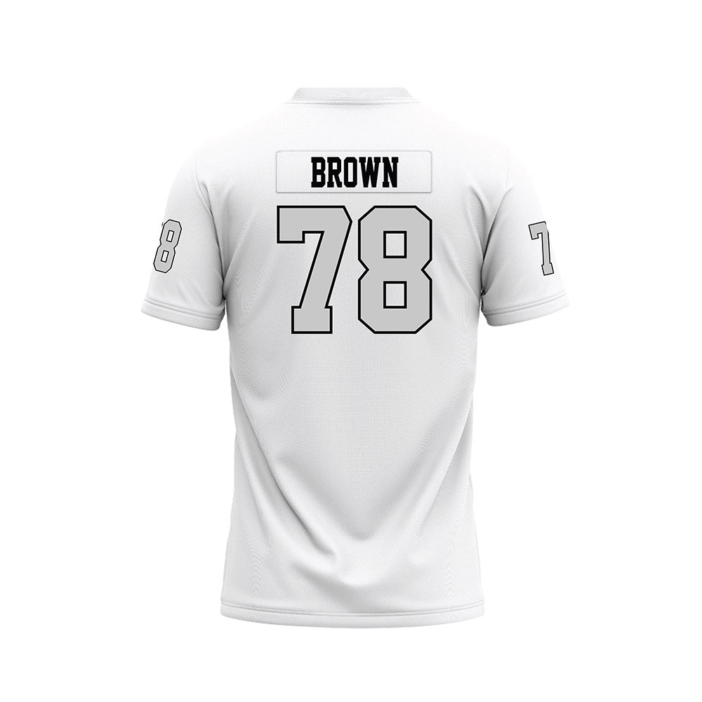 UNLV - NCAA Football : Jackson Brown - White Football Jersey-1