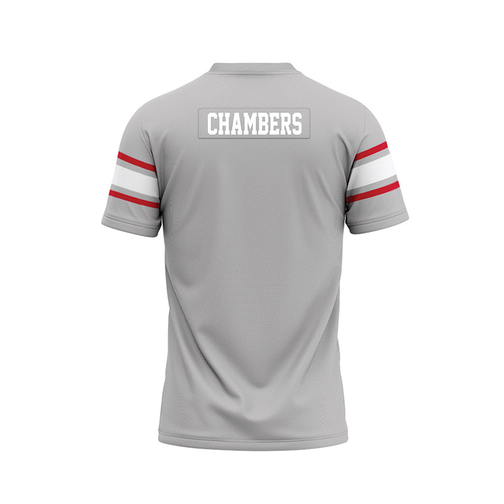 UNLV - NCAA Football : Kyron Chambers - Grey Football Jersey-1