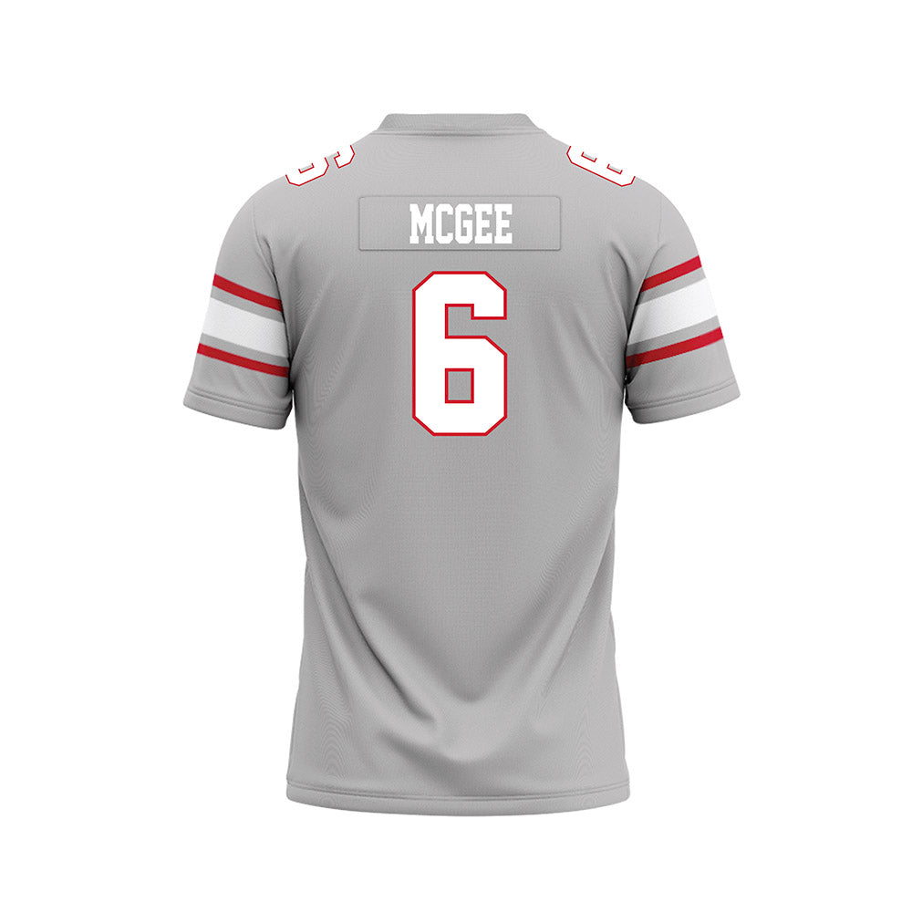 UNLV - NCAA Football : Kayden McGee - Grey Football Jersey-1