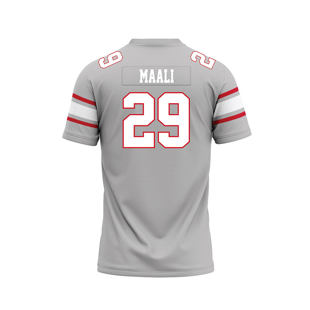 UNLV - NCAA Football : Mohammad Maali - Grey Football Jersey-1
