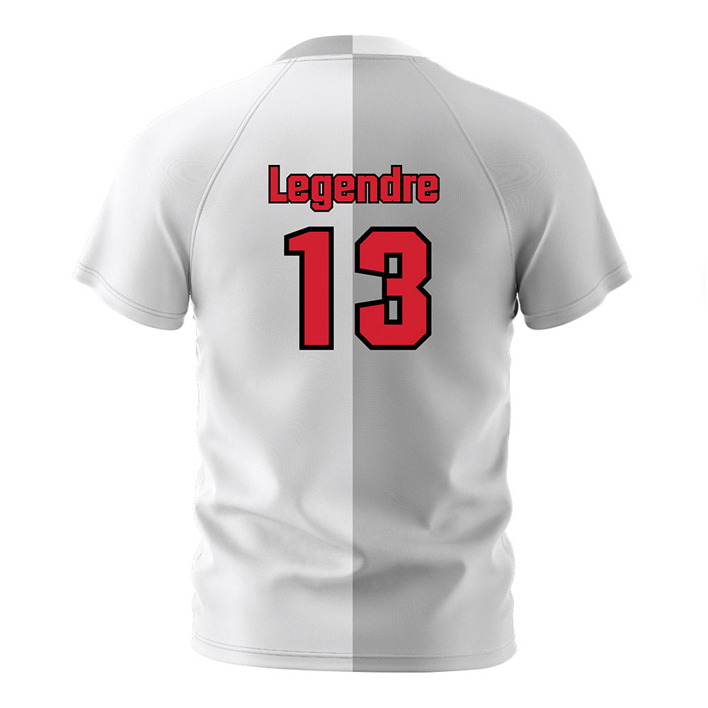 UNLV - NCAA Men's Soccer : Nick Legendre - White/Grey Soccer Jersey-1