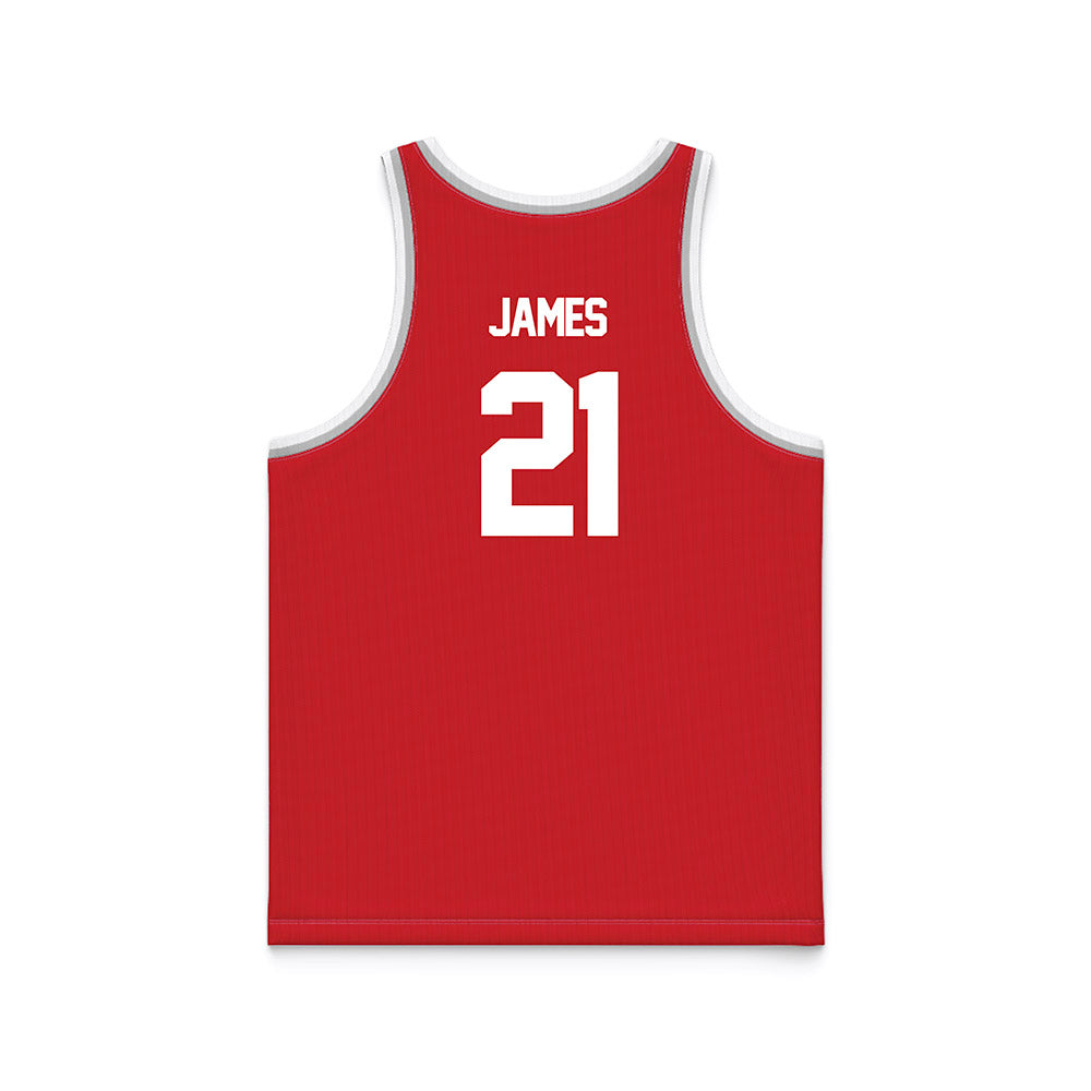 UNLV - NCAA Women's Basketball : Trystan James - Red Basketball Jersey-1