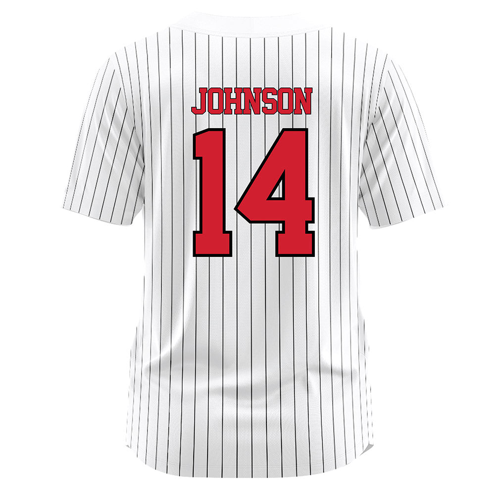 UNLV - NCAA Softball : Camryn Johnson - White Pinstripe Jersey-1