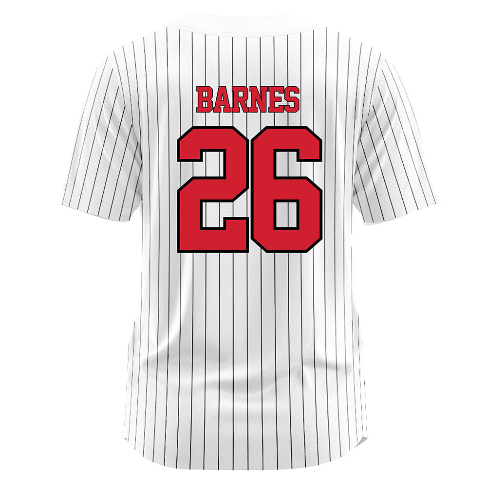 UNLV - NCAA Softball : Presley Barnes - White Pinstripe Jersey-1