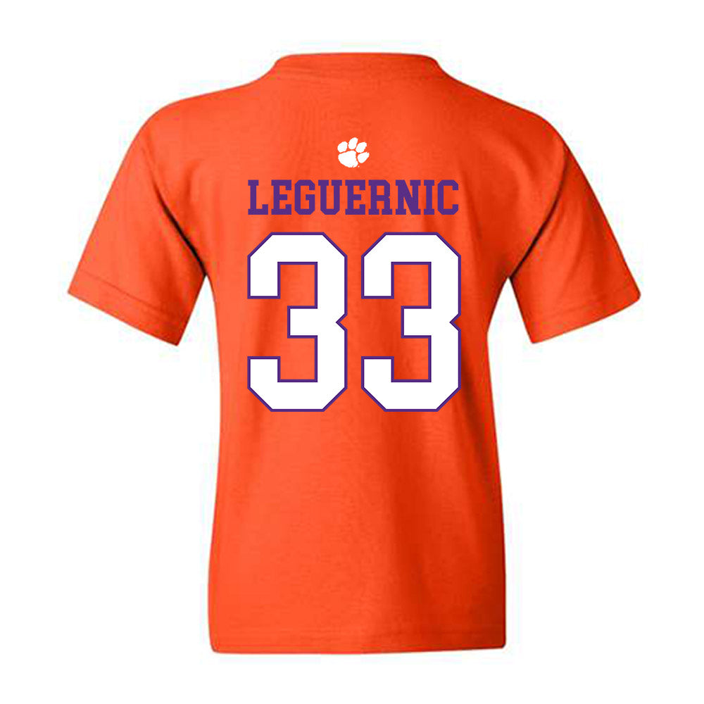 Clemson - NCAA Baseball : Justin LeGuernic - Classic Shersey Youth T-Shirt-1
