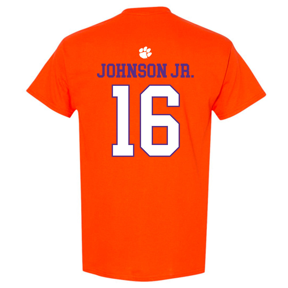 Clemson - NCAA Football : Chris Johnson Jr. - Classic Shersey T-Shirt-1