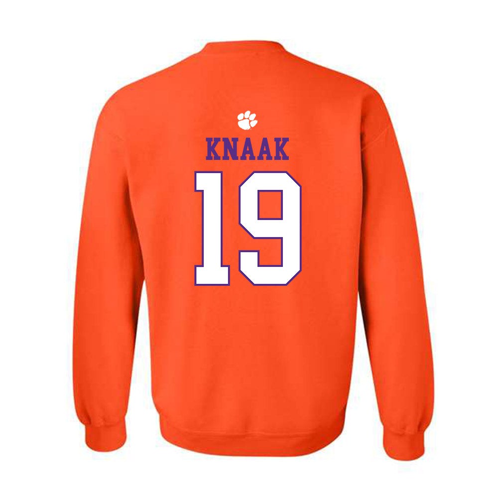 Clemson - NCAA Baseball : Aidan Knaak - Classic Shersey Crewneck Sweatshirt-1
