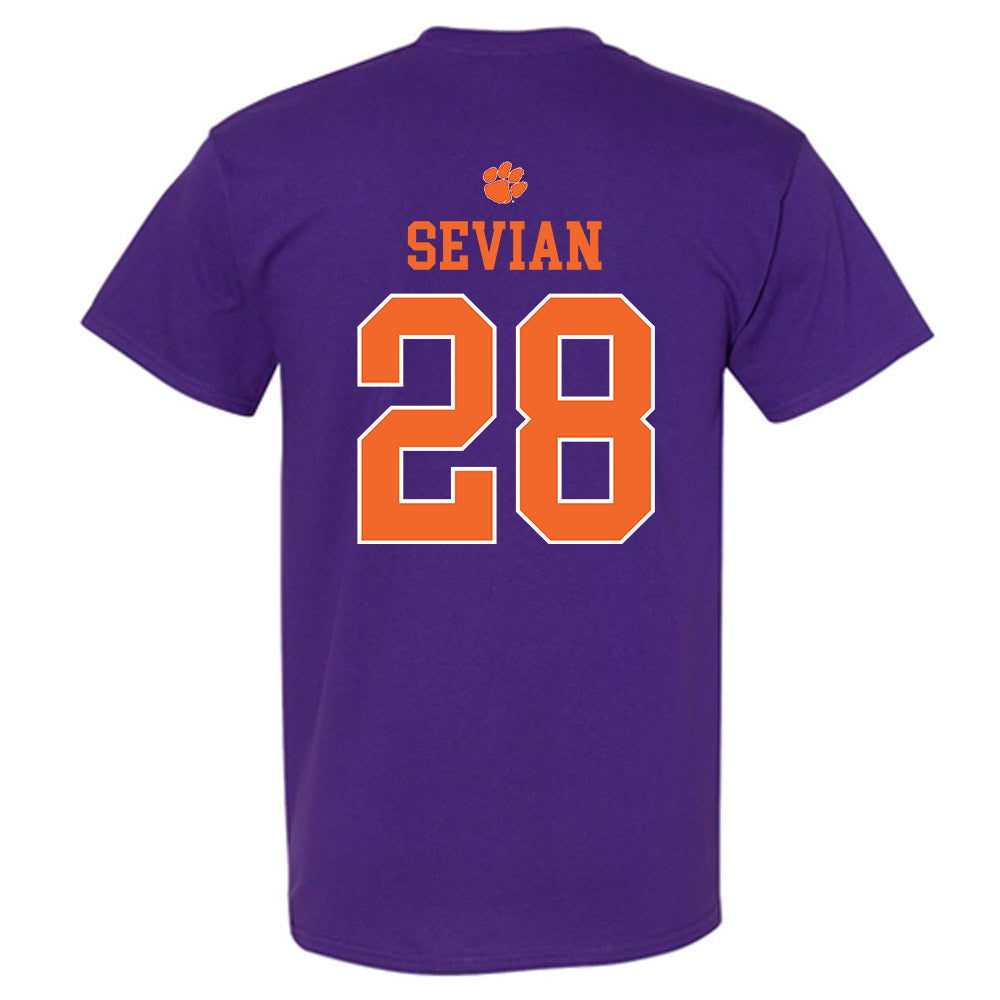 Clemson - NCAA Men's Soccer : Xander Sevian - Classic Shersey T-Shirt-1