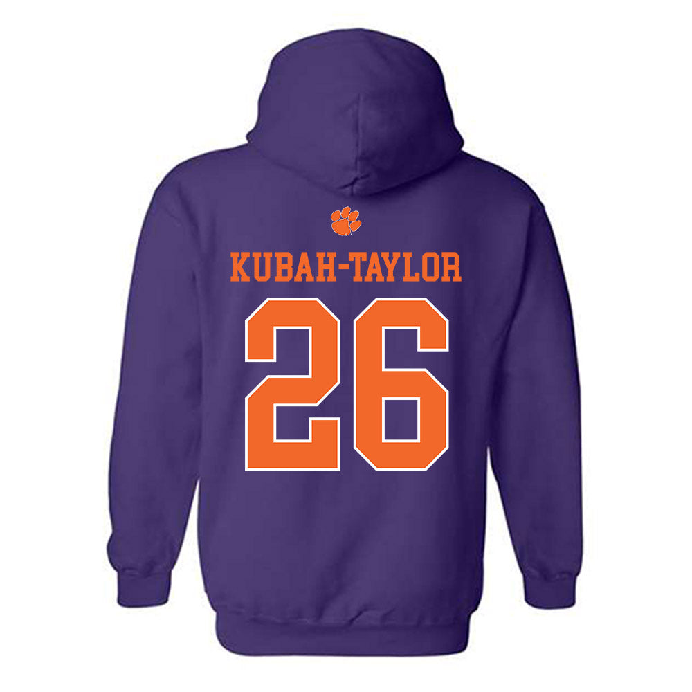 Clemson - NCAA Football : C.J. Kubah-Taylor - Classic Shersey Hooded Sweatshirt-1