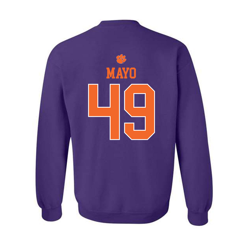 Clemson - NCAA Football : Darien Mayo - Classic Shersey Crewneck Sweatshirt-1