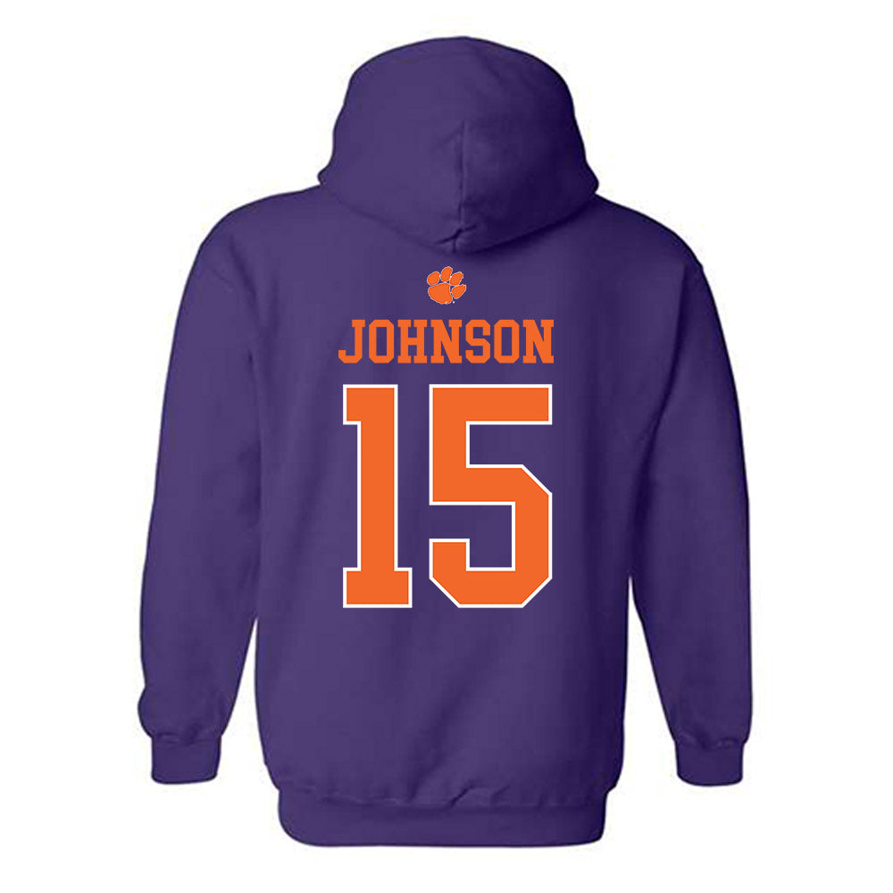 Clemson - NCAA Softball : Maddie Johnson - Classic Shersey Hooded Sweatshirt-1