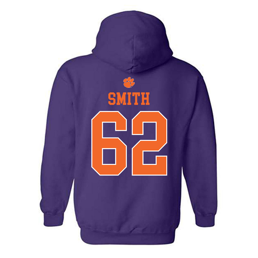 Clemson - NCAA Football : Bryce Smith - Classic Shersey Hooded Sweatshirt-1